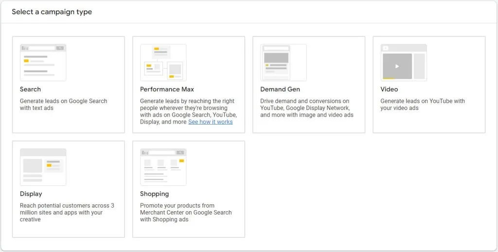 Jenis Kampanye Google Ads