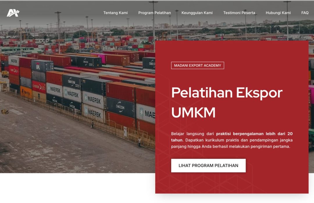 madani export academy (banner)